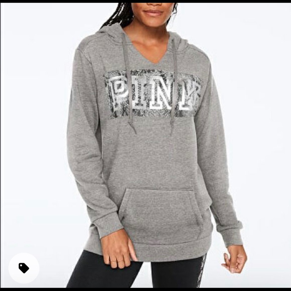 Limited edition PINK snake print pullover